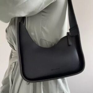 Schoudertas Crossbody tas Zadeltas Borsa da Sella Zwart Zandkleur