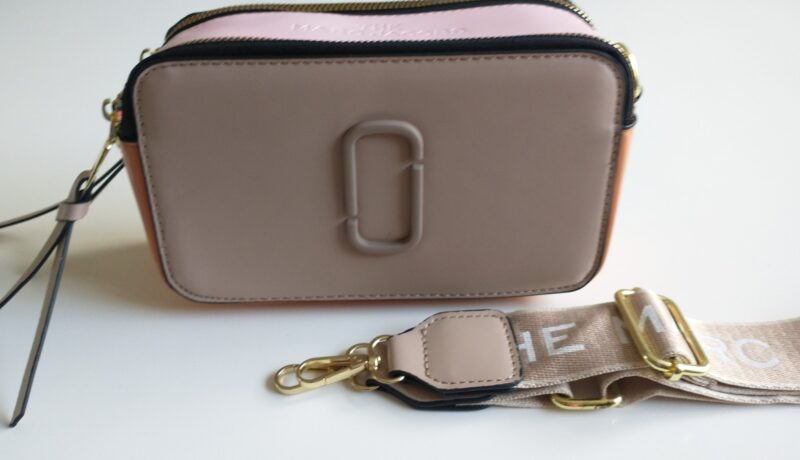 Crossbody Handtas Snapshot Zand Multicolor voor met riem