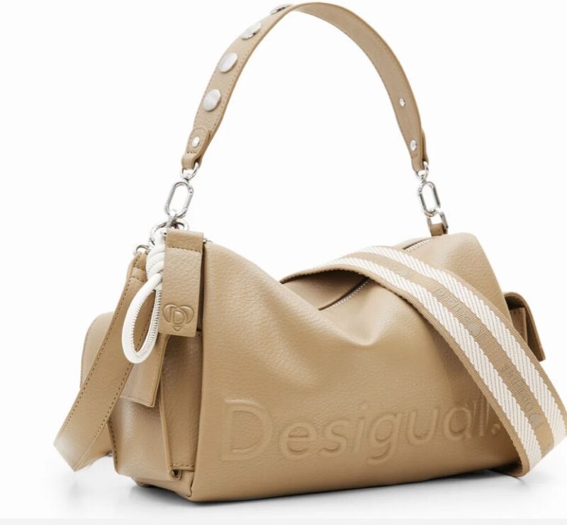 Desigual Crossbody Handtas taupe