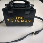 handtasje Totebag Zwart met tas riem