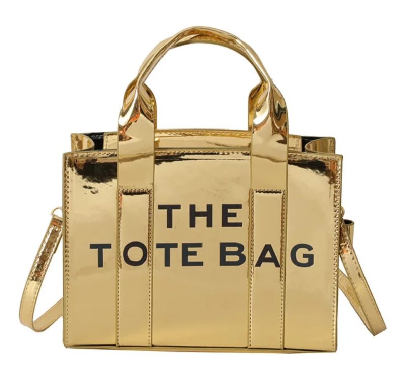 Tote bag handtas kleur goud