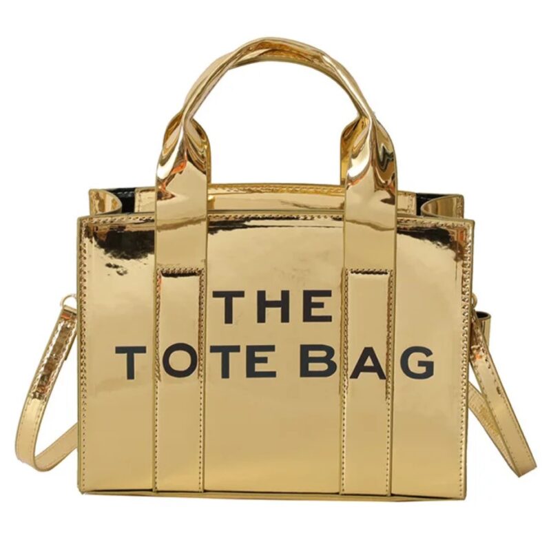 Tote bag handtas kleur goud